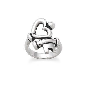James Avery Key to my Heart Ring